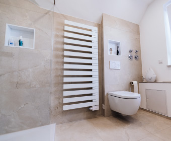 Dusche, Heizung Toilette